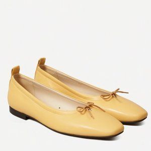 Everlane Day Ballet Flats Wheat Yellow Shoes
